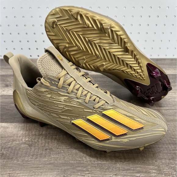 New Arizona State Rising Devils P.E adidas Adizero Football Cleats Sz 14 HQ3983